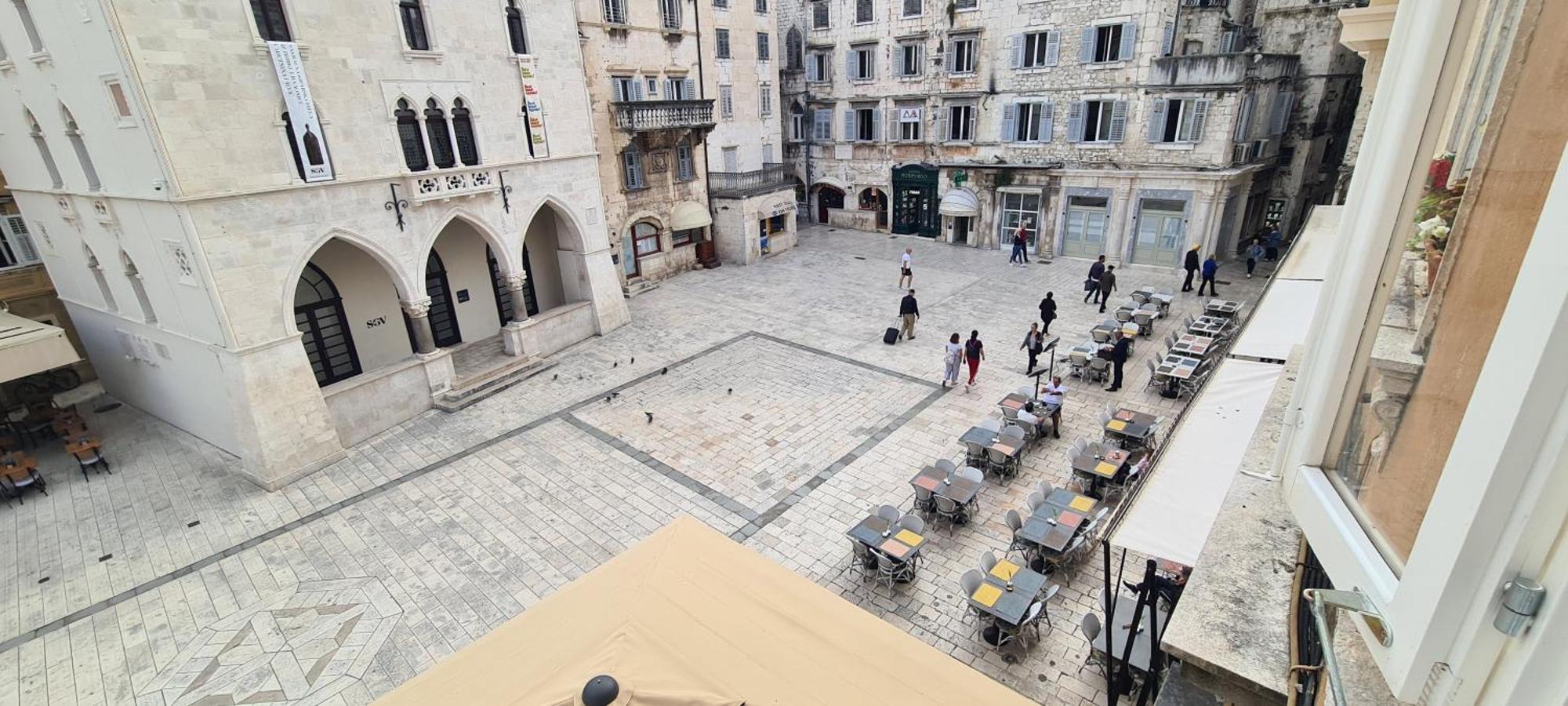 Old Square View Apartment Split Dış mekan fotoğraf